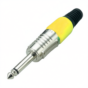 Conector Mono Jack de 6.3mm Amarillo, Conector Macho para Audio - Product Image 2