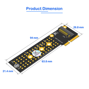 <strong>Mini</strong> <strong>PCI</strong>-<strong>e</strong> M.2 M Key Adapter NVMe SSD Converter Supports 2230/2242/2260/2280 Industrial PC/Desktop Hardware Expansion in Stock - Product Image 3