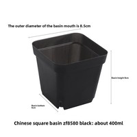 Pot bunga sukulen persegi 8.5cm, Pot bernapas warna-warni Pot bunga dan penanam