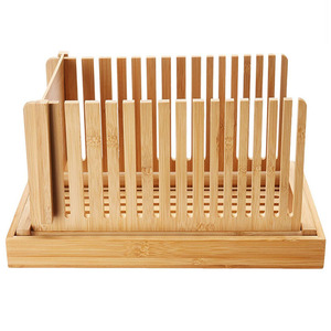 Trancheuse à <span class=keywords><strong>pain</strong></span> en bambou-Diviseur de <span class=keywords><strong>pain</strong></span> de cuisine multifonctionnel-Plateau de rangement de miettes de <span class=keywords><strong>pain</strong></span>-Trancheuse à <span class=keywords><strong>pain</strong></span> grillé - Product Image 6