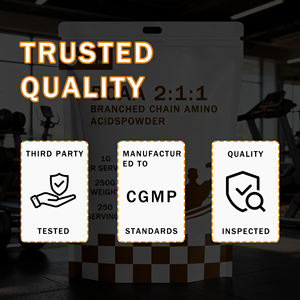 תוסף תזונה ספורטיבית איכותית 1000 מ\\\"ג <span class=keywords><strong>BCAA</strong></span> 2:1:1 אבקת חומצות אמינו בעלות שרשרת עניבה מפוצלת להתאוששות ספורטיבית - Product Image 3