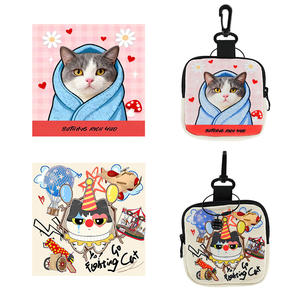 <span class=keywords><strong>Portamonete</strong></span> personalizzato in poliestere quadrato con LOGO - Product Image 6