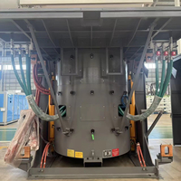 Horno de Inducción de Frecuencia Media de 500 kg y 380 V con Certificación CE para Fundición de Metales