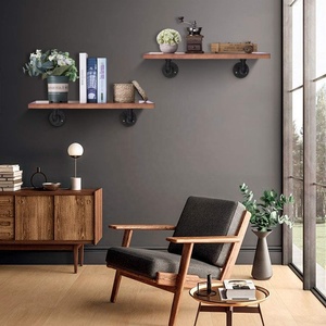 Tubo di <span class=keywords><strong>Staffe</strong></span> di Mensola di Heavy Duty Supporto L Decorativi In Metallo Acciaio Inox Galleggiante Montaggio A Parete Ghisa Industriale Tubo Scaffale <span class=keywords><strong>Staffe</strong></span> - Product Image 6