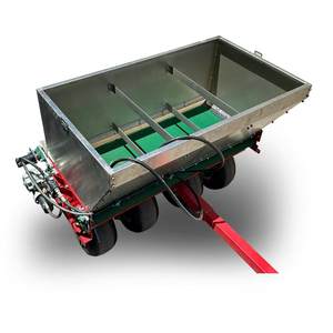 Máquina de nivelación de alta eficiencia para campos de fútbol y campos de golf con distribución uniforme de arena y control de dispersión variable. - Product Image 6