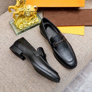 Nouvelles chaussures en cuir à lacets pour hommes de style britannique à la mode en cuir décontracté d'affaires - Product Image 6