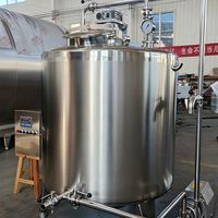 Machine d'embouteillage de pasteurisation de lait de 300 litres et emballage pasteurisateur de jus industriel