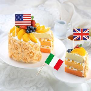 Banderas de Dientes Personalizadas de Países Europeos, Mini Banderas Europeas para Decorar Cupcakes, Diferentes para Decoraciones de Eurovisión y Artículos de Fiesta - Product Image 3