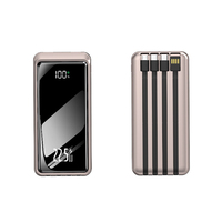 Affichage numérique Portable 20000mAh Powerbank Chargeur portable PD22.5W Chargement rapide Banques d'alimentation de voyage