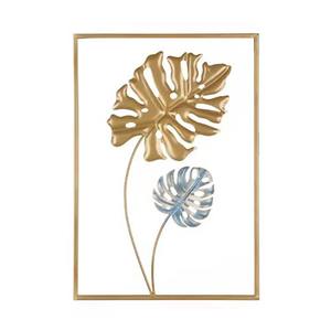 Colgante de pared con motivo de hoja de hierro personalizado, oferta exclusiva de fábrica, transforma tu sala de estar o entrada de dormitorio, Material metálico - Product Image 3