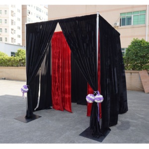 ชุดอุปกรณ์โครงอลูมิเนียมสำเร็จรูปสำหรับงานแต่งงาน ติดตั้งง่าย พร้อมผ้าม่าน - Product Image 1