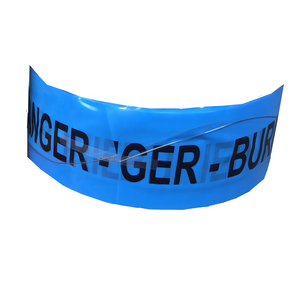 Cinta Detectable de Advertencia para Tuberías Subterráneas, Suministro de Fábrica, Personalizable - Product Image 1