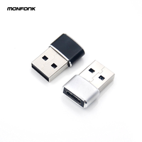 Monfonk Otg Adaptateur Convertisseur Usb 2.0 Mâle vers Type-c Adaptateur Usb-c Flash Drive Laptops Pc Ordinateur Téléphone Adaptateur Usb C