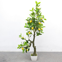 Arbre artificiel citronnier style nordique inspiré d'Instagram, plante en pot en PVC souple, hauteur 100cm-200cm, décoration intérieure