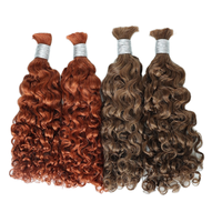 FH Wholesale Cheveux Humains Bruts Bouclés Birmans 12A en Vrac pour Tressage 100g Extensions de Cheveux au Crochet Non Traitées en Vrac Sans Trame