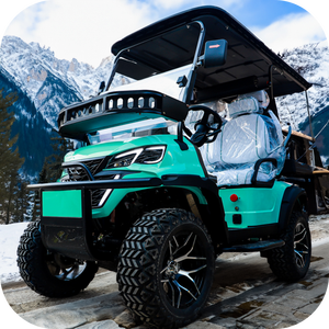 Chariot de golf classique moderne 6 places 3500W batterie au lithium voiture de golf de chasse à carburant électrique en gros - Product Image 5