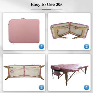 Lit de <span class=keywords><strong>massage</strong></span> moderne portable en PU, lit de salon de beauté, lit de spa pliable, camillas de masajes, lit de soin des cils, lit de <span class=keywords><strong>massage</strong></span> rose, table de <span class=keywords><strong>massage</strong></span> - Product Image 4
