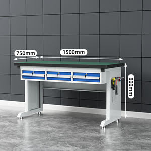 <span class=keywords><strong>Banco</strong></span> <span class=keywords><strong>de</strong></span> <span class=keywords><strong>Trabajo</strong></span> Resistente para Mecánicos, Mesa <span class=keywords><strong>de</strong></span> <span class=keywords><strong>Trabajo</strong></span> Antiestática <span class=keywords><strong>de</strong></span> Acero Inoxidable, Mesa <span class=keywords><strong>de</strong></span> Mantenimiento para Taller, Mesa <span class=keywords><strong>de</strong></span> Inspección con <span class=keywords><strong>2</strong></span> Cajones, 800 kg - Product Image 5