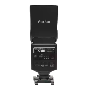 Godox TT520II <strong>Wireless</strong> Auto Camera <strong>Flash</strong> with Foldable Hot Shoe Lights and <strong>Trigger</strong> - Product Image 4