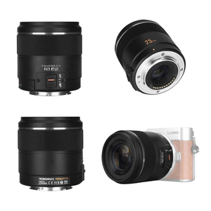 YONGNUO YN25mm STM ออโต้แมนนวลโฟกัสมาโคร 0.2 ม. 6 กลุ่ม 7 เลนส์ สำหรับเมาท์ M4/3 สำหรับพานาโซนิคสำหรับโอลิมปัส 25 มม.F1.7 เลนส์ - Product Image 1