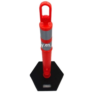 Señal de estacionamiento de carretera poste de advertencia, advertencia de seguridad vial PVC Flexible tráfico delineador <span class=keywords><strong>Post</strong></span>/muelle de advertencia <span class=keywords><strong>Post</strong></span> / <span class=keywords><strong>Flex</strong></span> Bollard - Product Image 6