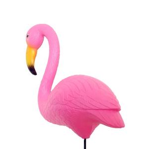 안뜰을위한 대형 핑크 플라밍고 장식 맞춤형 야외 정원 장식 예산 친화적 인 PE 플라스틱 새 모델 - Product Image 3