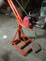 Mini-grue de chantier domestique 400 kg avec boîte de vitesses et moteur – Meilleure vente