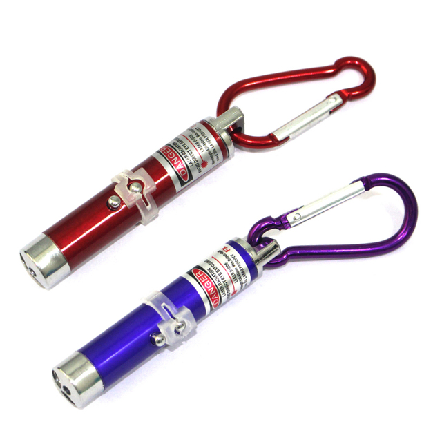 Camping Aluminum Emergency Pocket Wholesale Red Laser Pointer Multifunctional Flashlight