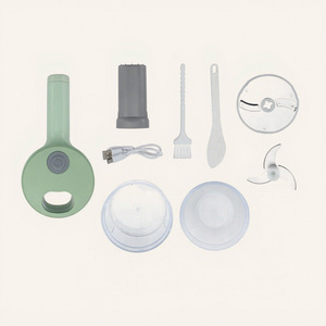 Ensemble de coupe-légumes électrique portatif 4 en 1, Gadgets de cuisine pour Maisons, hachoir à aliments électrique multifonction - Product Image 4