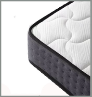 Matelas hybride sur mesure OEM/ODM à ressorts ensachés et gel, taille King/Queen, en mousse à mémoire de forme rafraîchissante et respirante pour chambre d'hôtel