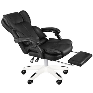 Chaise <span class=keywords><strong>de</strong></span> <span class=keywords><strong>bureau</strong></span> ergonomique <span class=keywords><strong>de</strong></span> direction, dossier haut, en similicuir, pivotante, inclinable et réglable – Nouveauté - Product Image 4