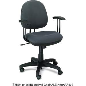 Bras en T fixes noirs Alera pour chaises et tabourets de bureau des séries Interval et Essentia - Product Image 6