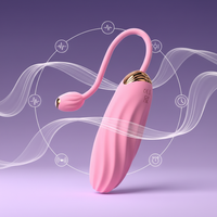 APP-Gesteuerter Tragbarer Vibrator Fernbedienung Teleskopisch Wasserdicht IPX7 Magnetisch Betrieben Kleiner Vibrator für Frauen