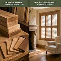 Volets de plantation OEM ODM sur mesure, vente en gros d'usine B2B pour projets B2B mondiaux et solutions de couverture de fenêtres commerciales