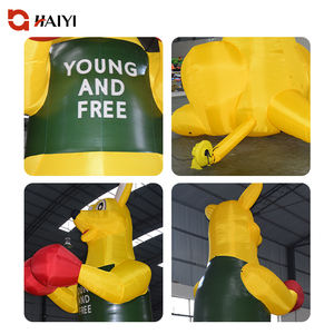 Arco Inflable Publicitario para Exteriores - Canguro Boxeador Personalizable para Decoración de Fiestas - Product Image 4