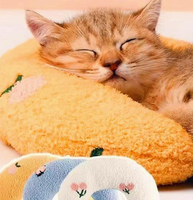 Nouveau jouet en forme d'oreiller pour animaux de compagnie, doux, accessoire de sommeil estival, jouet durable pour mâcher et divertir, adapté aux chats et aux chiens
