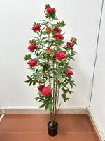 Décoration d'arbre vert artificiel pour la maison, plantes en pot artificielles pour le salon, ornements élégants pour la table à manger