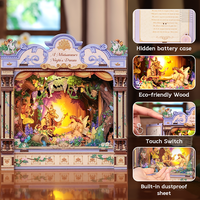 CuteBee 2026 Nouveau style TTKA201 Maison miniature DIY Puzzle en bois 3D Cadeau Décoration DIY Book Nook Kit de bricolage