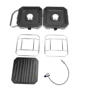 Réchaud à gaz portable pliable double brûleur au propane/GPL 3000W, allumage manuel, poignée facile à nettoyer, le plus vendu <span class=keywords><strong>pour</strong></span> le camping en extérieur - Product Image 3