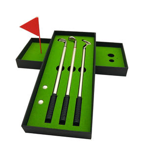 Clubs de <span class=keywords><strong>golf</strong></span> nouveauté stylo <span class=keywords><strong>en</strong></span> caoutchouc <span class=keywords><strong>mini</strong></span> stylo de bureau balle de <span class=keywords><strong>golf</strong></span> ensemble cadeau 50 boîtes peut être imprimé logo gratuitement - Product Image 2