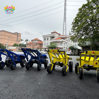 Chariot électrique en acier commercial de 1000 kg, déplacement facile, remorque de voiture, transpalette manuelle pour le déplacement de marchandises gonflables, Airfunpro