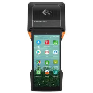 Android 11 4G NFC Wifi Sunmi V2s Plus Billing Machine All in One Cash Register HandheldMobile Pos Terminal Point of Sale Systems