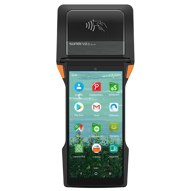 Android 11 4G NFC Wifi Sunmi V2s Plus Billing Machine All in One Cash Register HandheldMobile Pos Terminal Point of Sale Systems