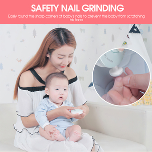 Cortaúñas eléctrico para bebé recién nacido, limas de <span class=keywords><strong>uñas</strong></span>, cuidado del bebé, juego de accesorios, Kit de higiene para bebé - Product Image 4