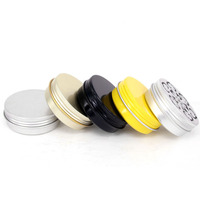Baume à Lèvres Biologique Étain Parfum Baume à Lèvres Cas Personnalisé Imprimé Vide En Aluminium Peut Échantillon Récipient En Métal