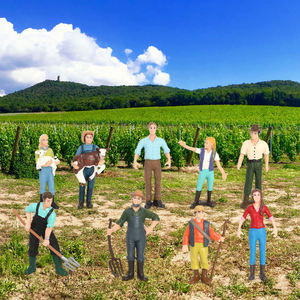 Workpro — Statue d'animaux en PVC, solide, Figurines agricoles, modèle d'animaux, vente en gros - Product Image 5