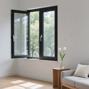 Fenêtre à <span class=keywords><strong>baie</strong></span> en aluminium <span class=keywords><strong>sur</strong></span> <span class=keywords><strong>mesure</strong></span>, insonorisée, étanche, à économie d'énergie, avec rangement intégré, pour villa, salon, hôtel, restaurant - Product Image 5