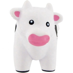 Custom Logo PU Foam Stress <b>Ball</b> Soft <b>Toy</b> Animal Cow Shape Promotional Anti-Stress Gifts for Stress Relief Any Pantone Color - Product Image 3