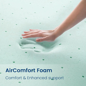 Cama de 30 cm de altura, colchón cómodo de espuma viscoelástica de gel con bolsillo para dormir, muebles de dormitorio medianos y firmes, tamaño individual King <span class=keywords><strong>Queen</strong></span> - Product Image 6