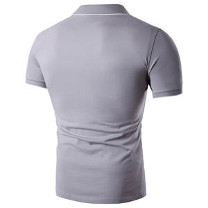 Logotipo personalizable 100% algodón Golf para Polo camiseta para hombres transpirable Casual cuello de solapa de talla grande precio competitivo para - Product Image 2